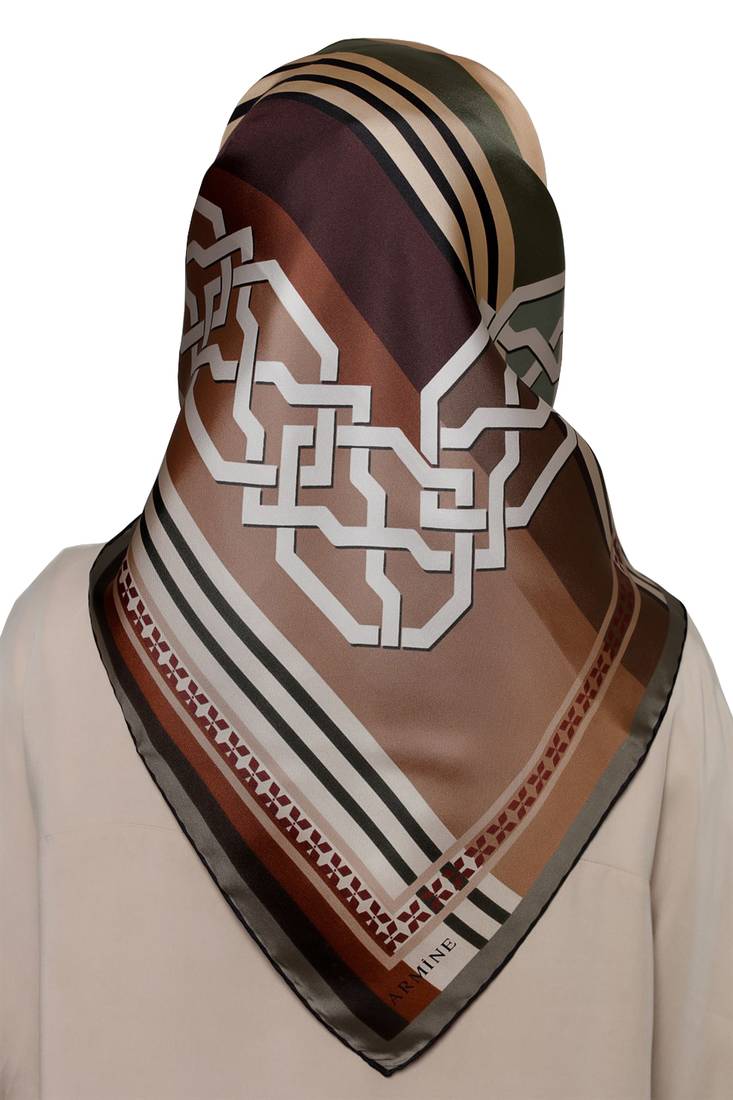 JSDC Women's Party Wear Smoothy Silk Printed Square Scarf Hijab Scarves