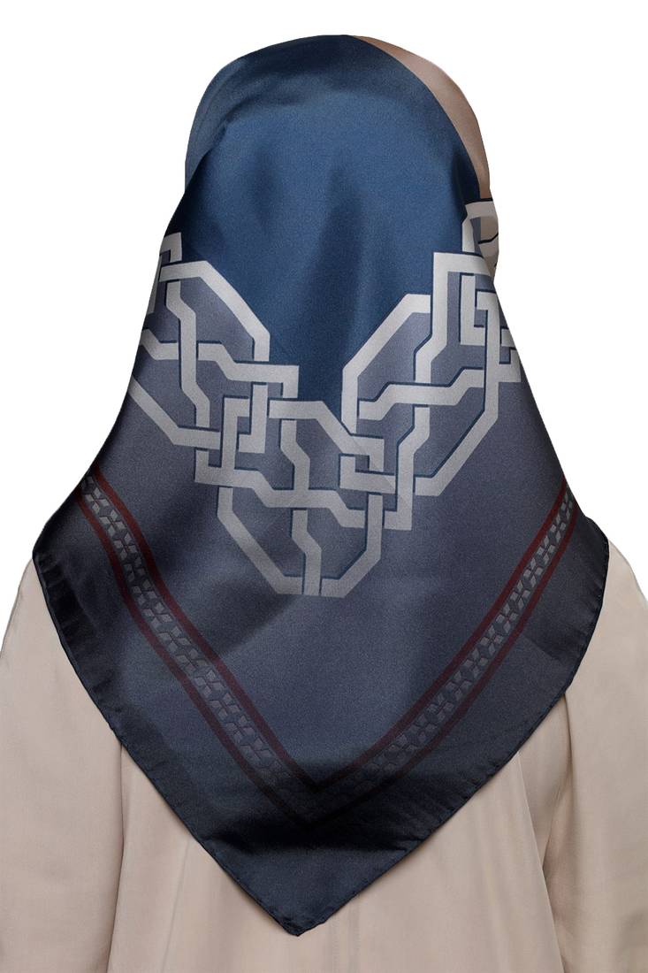 Women's Modest Wear Crepe Silk Printed Scarf Hijab Dupatta