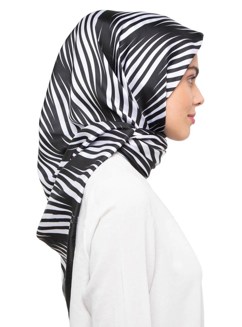 JSDC Women's Crepe Silk Animal Printed Scarf Hijab Dupatta