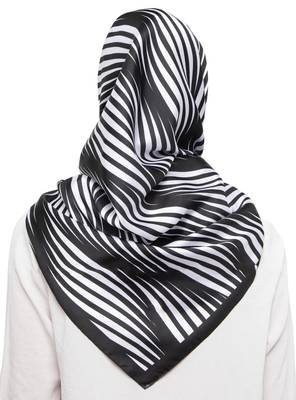 JSDC Women's Crepe Silk Animal Printed Scarf Hijab Dupatta 4