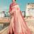 Pink Color Designer Jodhpuri Saree With Blouse Piece