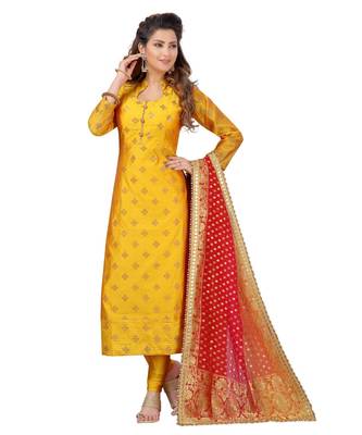Yellow Georgette  Lagging 1