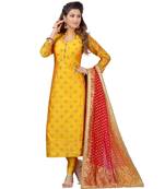 Yellow Georgette  Lagging