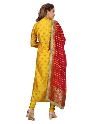 Yellow Georgette  Lagging 3