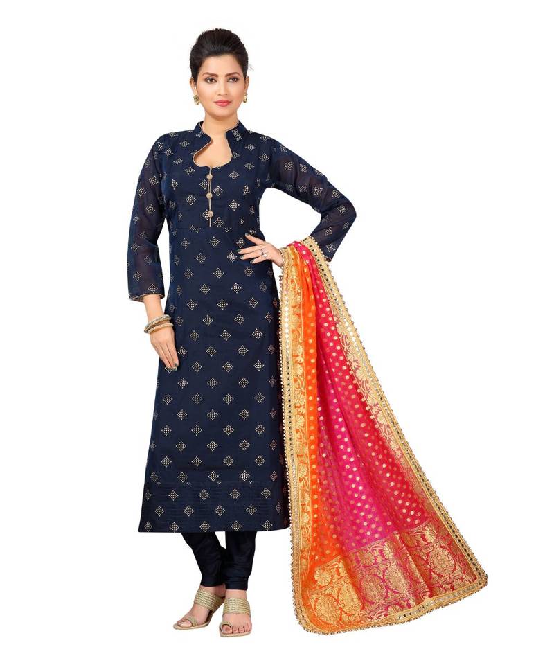 Blue Georgette  Lagging