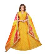 Yellow Georgette  Lagging