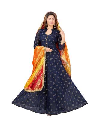 Blue Georgette  Lagging 1