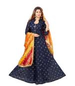 Blue Georgette  Lagging