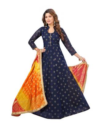 Blue Georgette  Lagging 2
