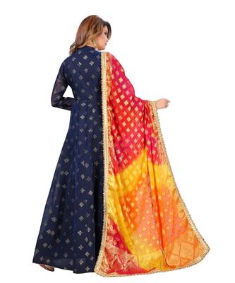 Blue Georgette  Lagging 3