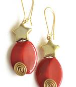 Semi-precious Agates Stone Earrings