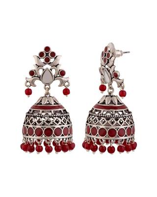 Rangabati Cutwork and Beads Earrings 2