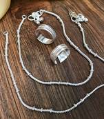 Silver anklets