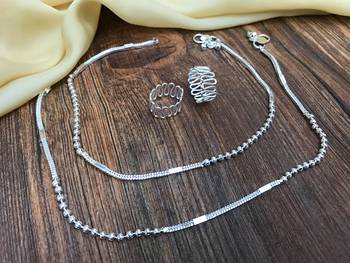 Silver anklets 1
