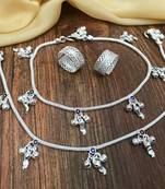 Silver anklets
