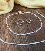 Silver anklets