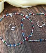Silver anklets