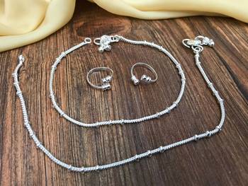 Silver anklets 1