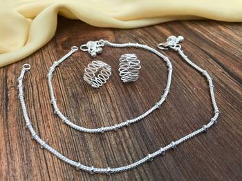 Silver anklets 1