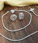 Silver anklets