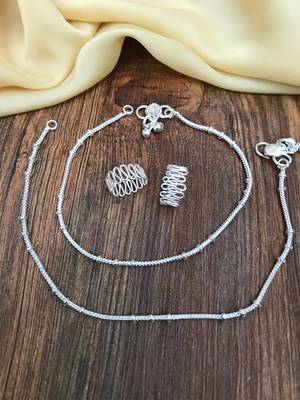 Silver anklets 2