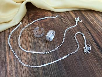 Silver anklets 1