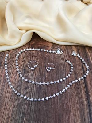 Silver anklets 1