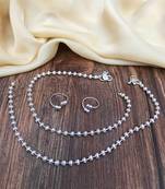 Silver anklets