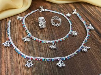 Silver anklets 1