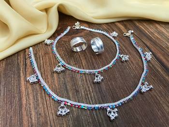 Silver anklets 1