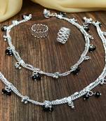 Silver anklets