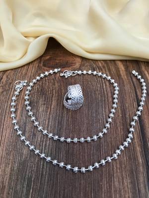 Silver anklets 1