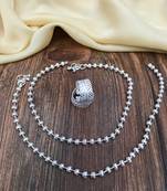 Silver anklets