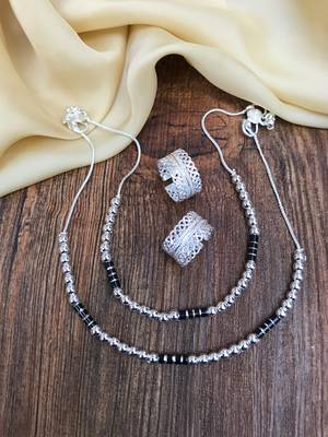 Silver anklets 1