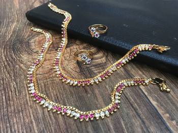 Pink anklets 3