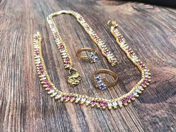 Pink anklets 4