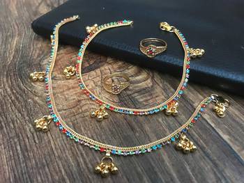 Gold anklets 1