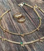 Gold anklets