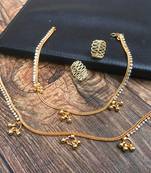 Gold anklets