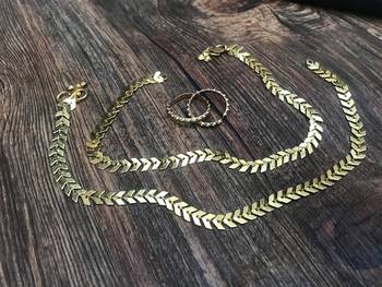 Gold anklets 3