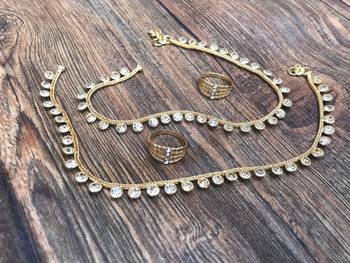Gold anklets 3