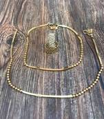 Gold anklets
