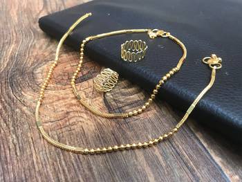 Gold anklets 2