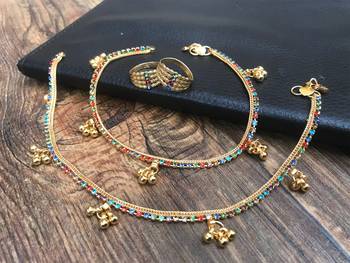 Multicolor anklets 1