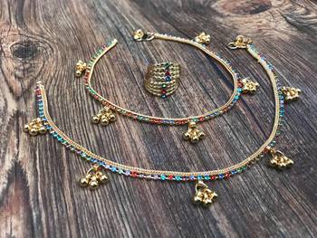 Multicolor anklets 3