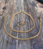 Gold anklets