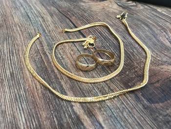 Gold anklets 3