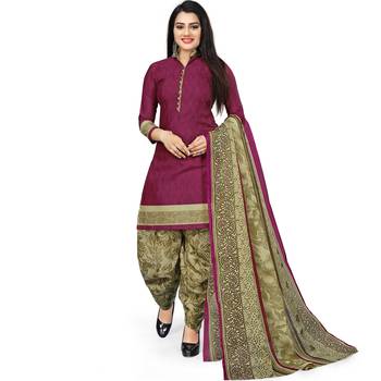 Multicolor floral print cotton poly salwar 3