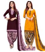 Multicolor floral print cotton poly salwar