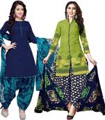 Multicolor floral print cotton poly salwar